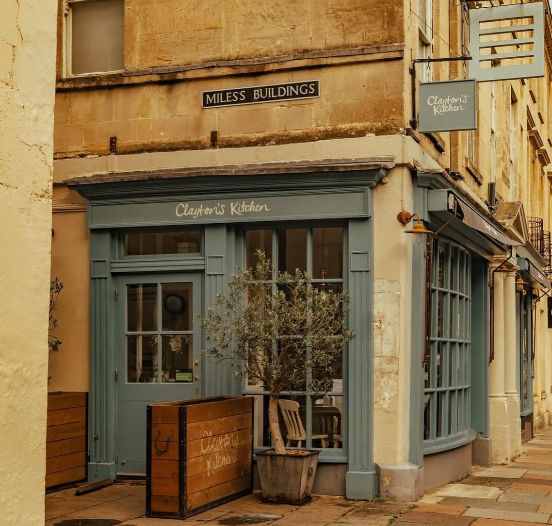 Clayton's Kitchen storefront, Bath