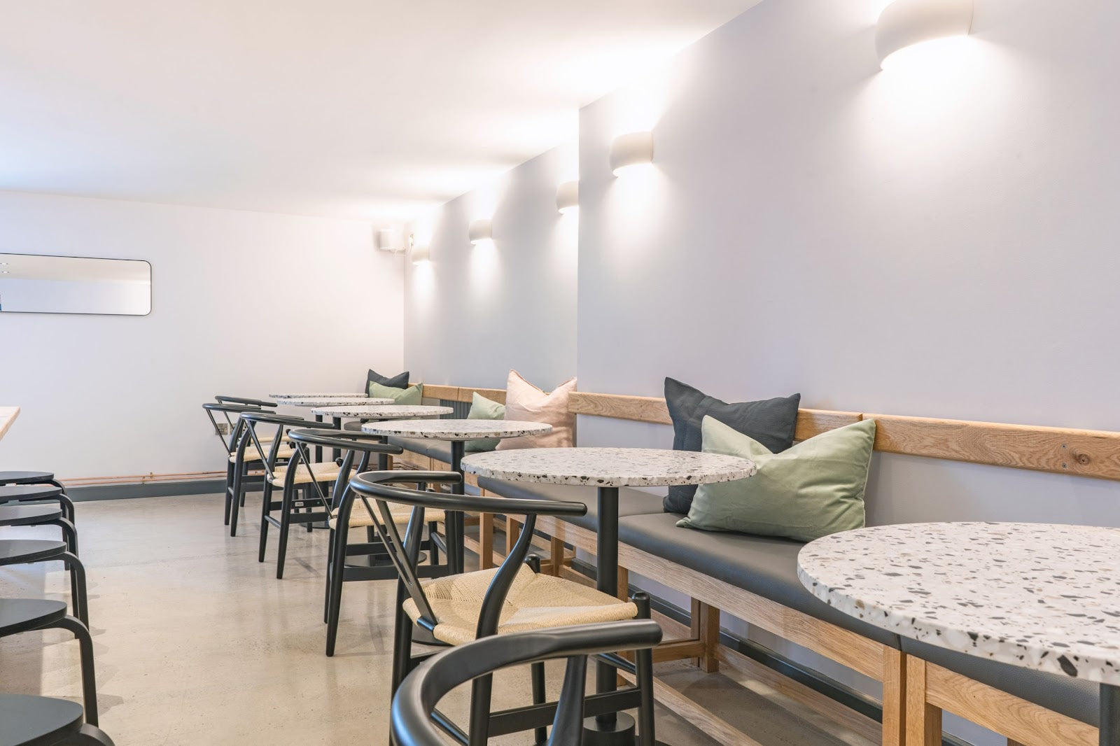 Seating area at Arrietty, Exeter